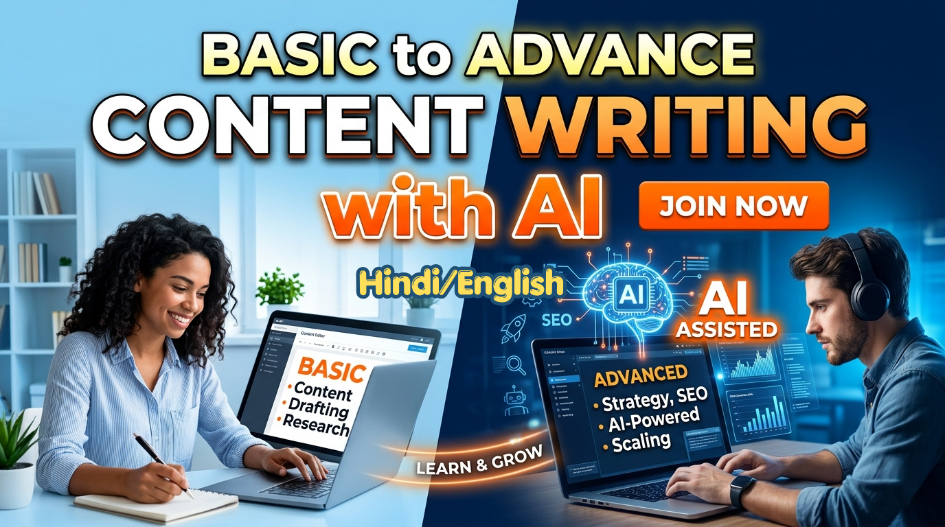 1. Basic to Advance Content Writing with AI